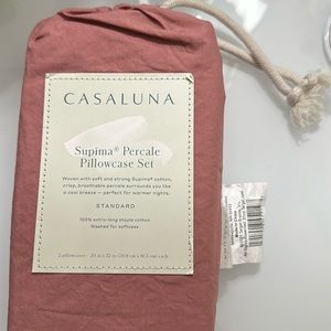 Casaluna Supima Percale Pillowcase Set